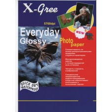 Фотобумага X-GREE Глянцевая EVERYDAY  A4/50/190г  E7190-А4-50 (22)