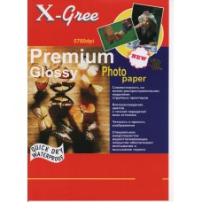 Фотобумага X-GREE A4/20/200г  Глянцевая Премиум 53W200-А4 (50)