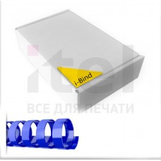 Пластиковые пружины для переплета (20 мм/180) синие (100 шт в пач)